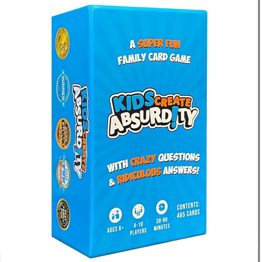 Kids Create Absurdity, Funny Card Game for Kids Family